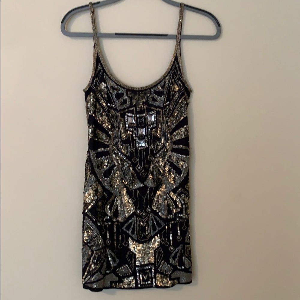All Saints beaded mini, cocktail dress